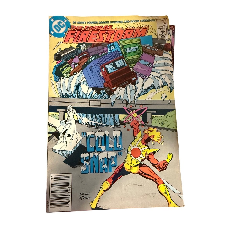 DC Comics The Fury of Firestorm The Cold Snap Comic‎ Book 1985